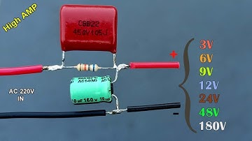 Convert #220V ac to 3V 6V 9V 12V 24V 48V 110V 180V DC LED driver, Multi Output Transformerless