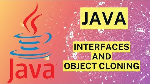 #javaDay28 Java Interfaces and Object Cloning intro
