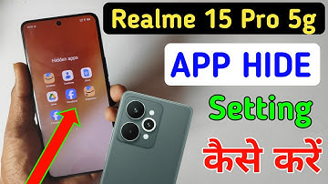 How to hide apps in Realme 15 pro 5g /Realme 15 pro 5g app hide/app hide setting