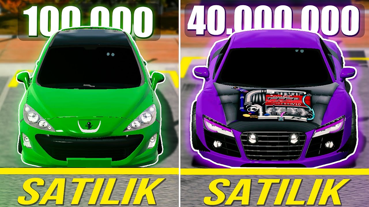 0$'dan Başlayıp 40.000.000$ OYUN PARASI YAPTIM !! Car Parking Multiplayer