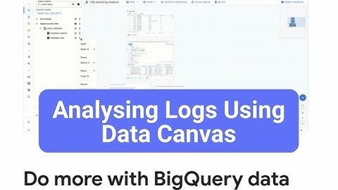 Analysing Logs Using Data Canvas