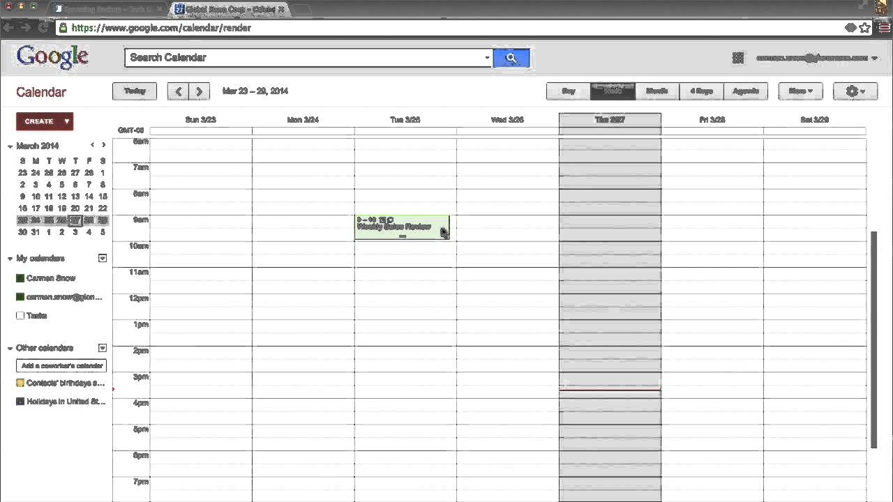 How to Restore a Google Calendar Event YouTube