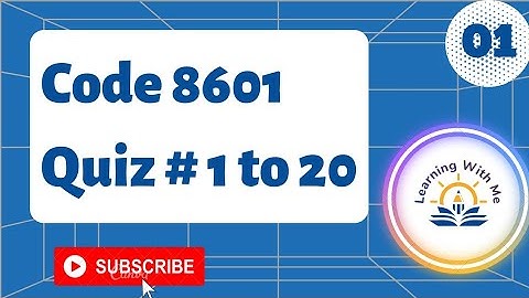 AIOU Quiz 8601🙂 With Correct Answers Part 1 ||Solved quiz of 8601 || @mashaliqbalofficial06