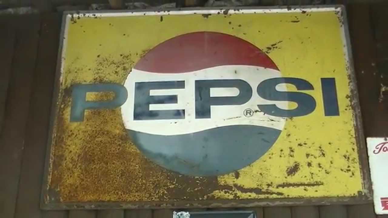 希少■昭和レトロ■状態良品■昔のペプシの看板■ 昭和レトロ看板】ペプシ - YouTube