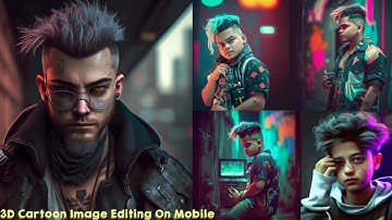 Midjourney Ai Avatar Photo Editing On Mobile || 3D Cartoon Photo Editing Tutorial || Discord app