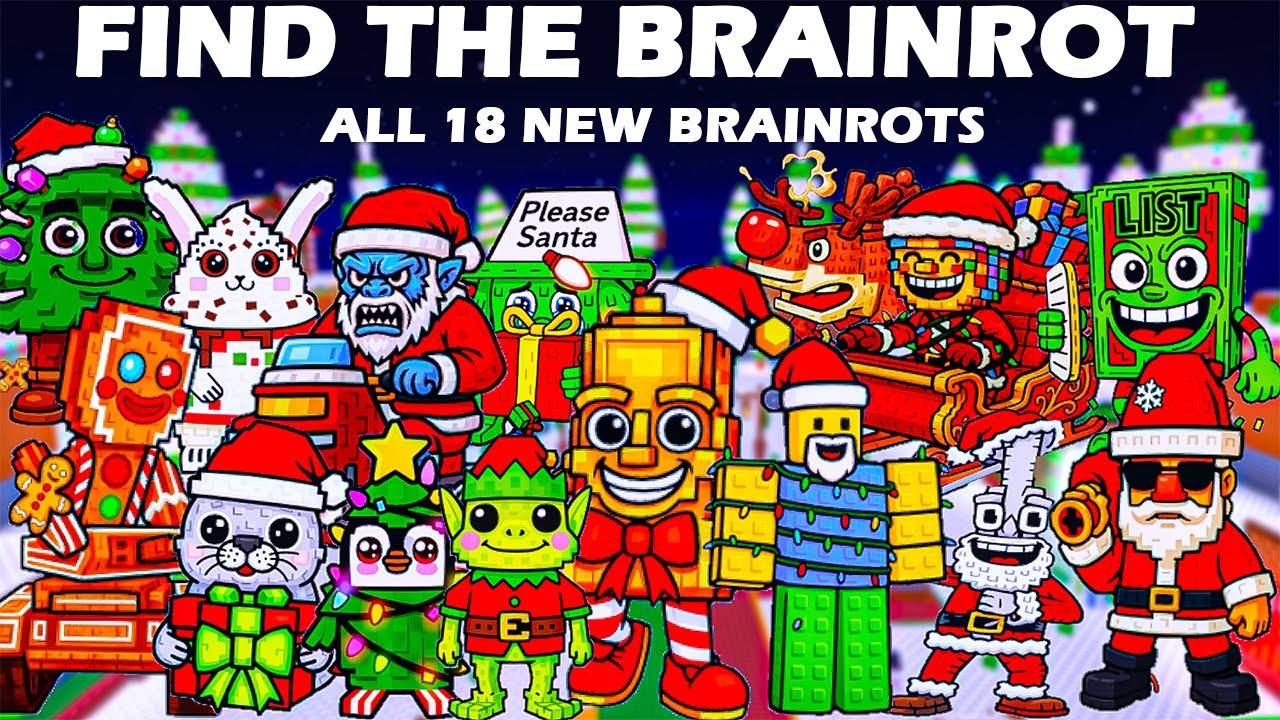 How to get ALL 18 NEW BRAINROTS in Find the Brainrot [296] 🧠 Roblox ...