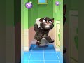 Talking Tom 2 Toilet Reactions And Fun Shorts Youtubeshorts Toilet Talkingtom