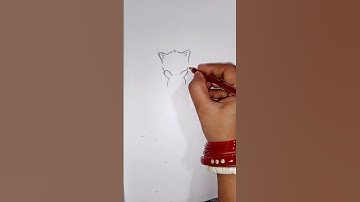 #cute cat 😺 #easy #drawing #youtube shorts #shorts video