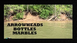Ohio River After The Flood - Arrowhead Hunting - Bottle Digging - Antiques - Marbles - Toys - Mud -