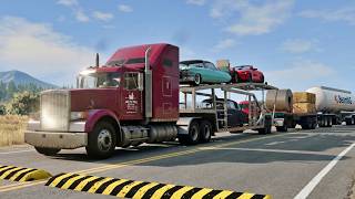 Trucks vs Speed Bumps SPECIAL #39 | BeamNG Drive - Long Video |🤜 Truck &Too screenshot 1