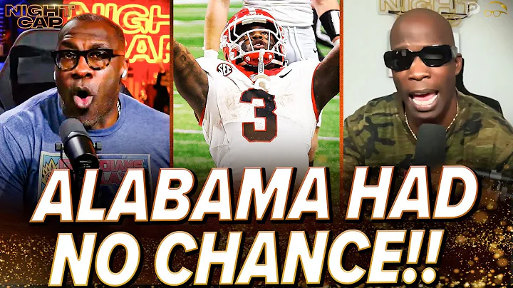 Unc and Ocho CAN'T BELIEVE Georgia's dominant W over Bama for SEC title with Nate Frazier | Nightcap