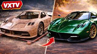 Pagani car ka modal Mitti Se banana shuru || Homemade pagani car