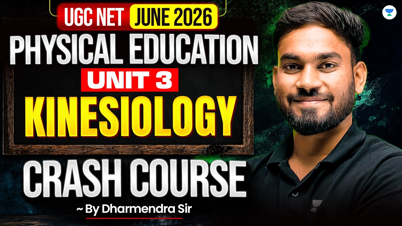 UGC NET Physical Education | Kinesiology and Biomechanics PYQs Revision | PE 2026 | Dharmendra Sir
