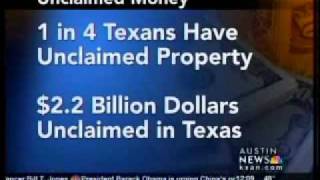 Unclaimed money available