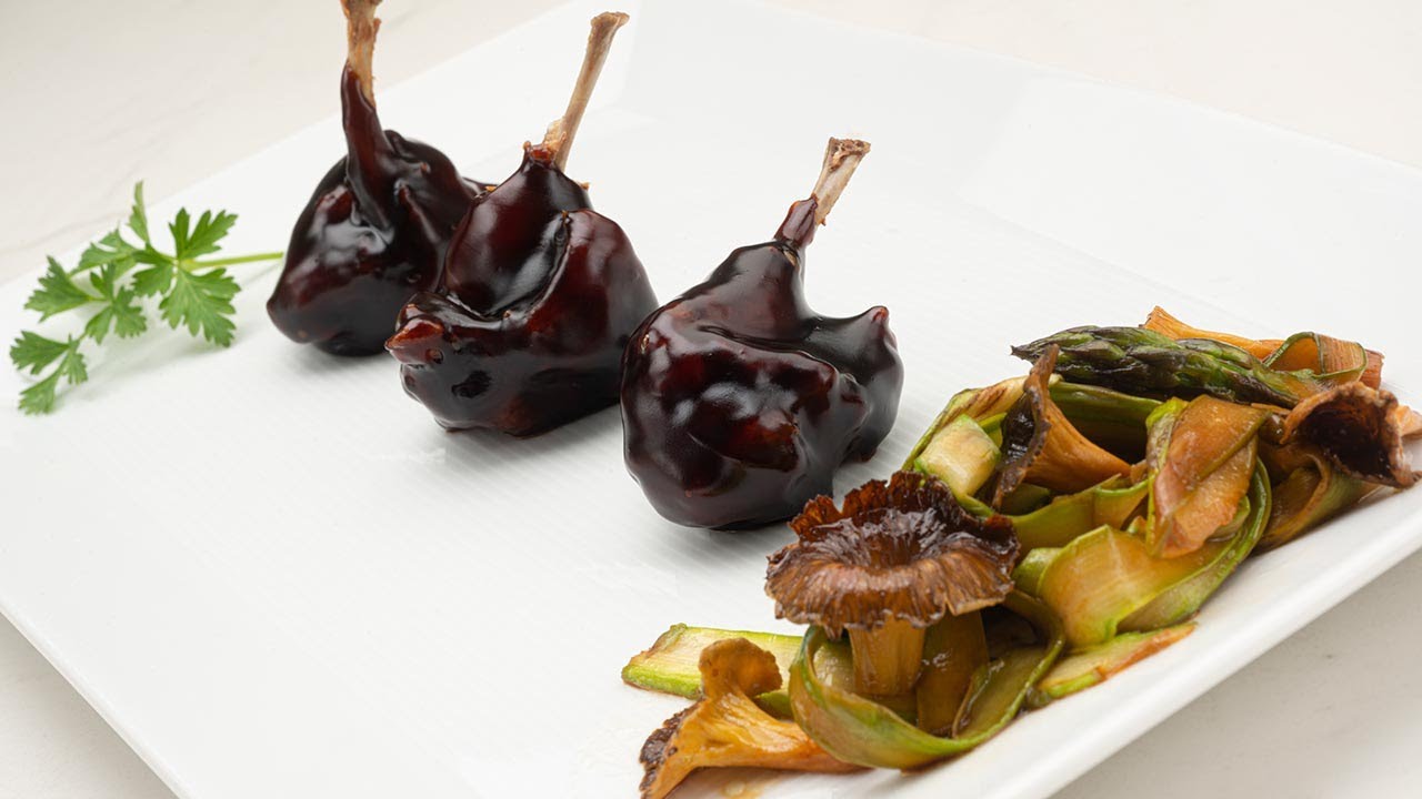 Piruletas de CODORNIZ con salsa TERIYAKI: por Joseba ARGUIÑANO