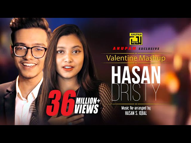 Valentine Mashup | HD | Hasan & Dristy | Anupam Music | New Music Video 2020 class=