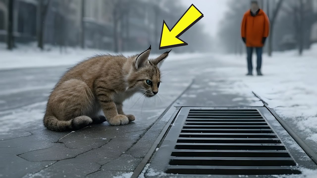 Ένα λυγκάκι κοιτούσε κάθε μέρα μέσα στο φρεάτιο... Όταν το άνοιξαν, όλοι έμειναν άφωνοι!