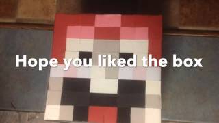 My exploding TNT box head for Halloween
