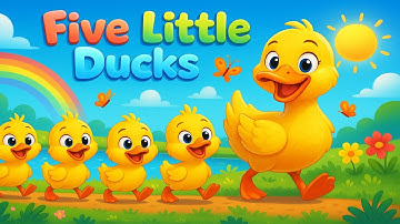 Five Little Ducks | Learn to Count 1-5 – Fun Preschool Sing-Along