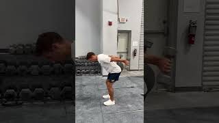 Dumbbell Bent Over Tricep Extension (Skiers)