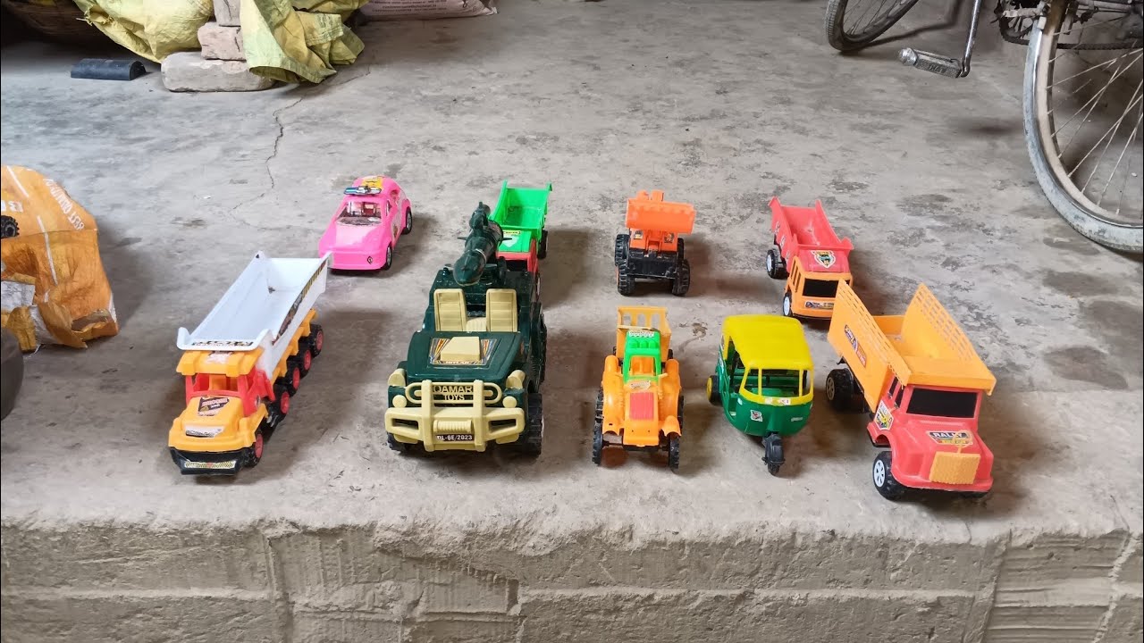 Mini mountain destroyed 😱Rc Tractors and Jcb rescue process 😞@Aakash946 