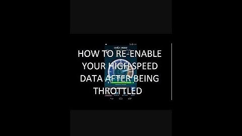 HOW TO BYPASS DATA THROTTLED (MetroPcs)