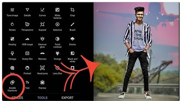 Snapseed Double Exposure Creative Photo Editing Tutorial || Lightroom|| autodesk sketchbook.