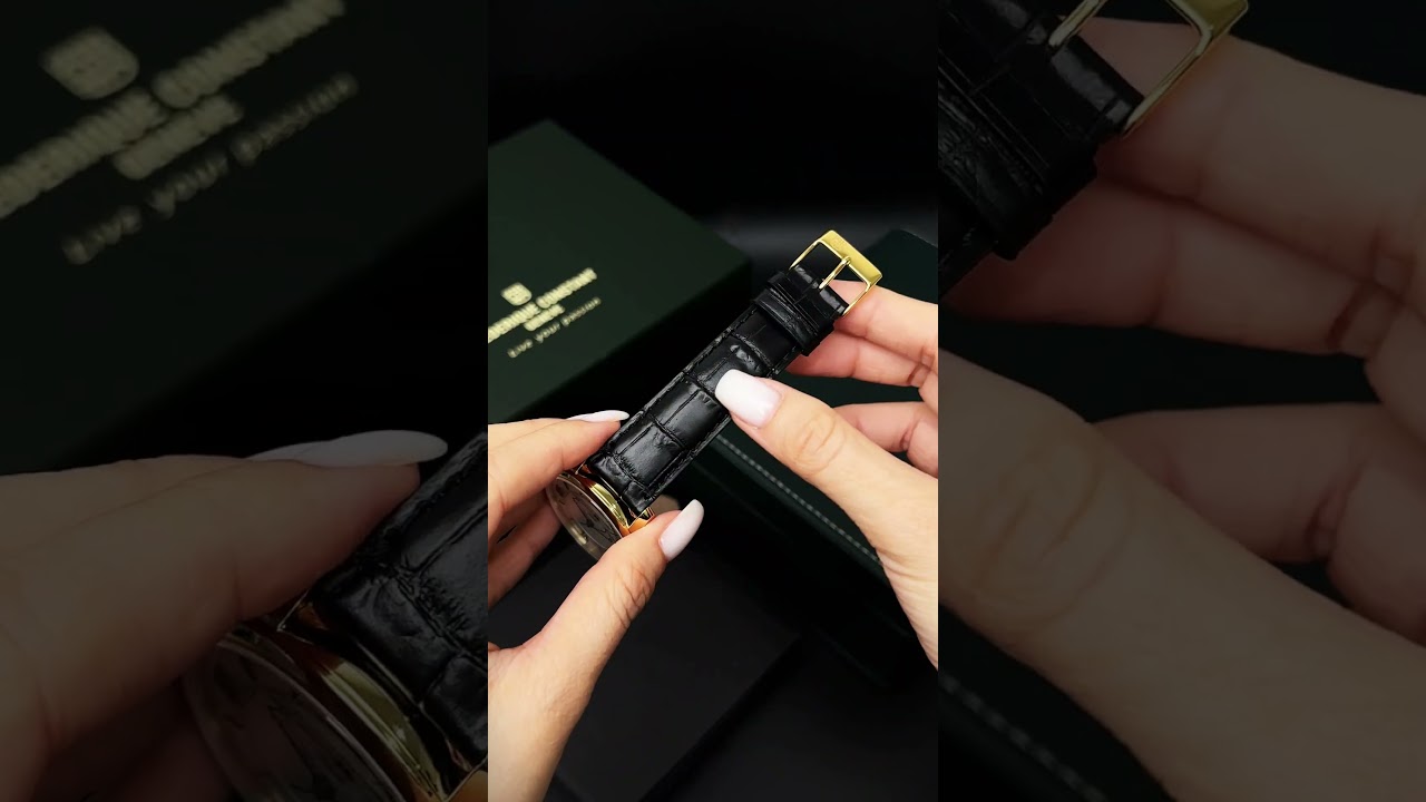 Unbox Đồng hồ Frederique Constant Classics Premiere FC-301S3B5 mạ vàng PVD