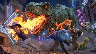 dino rampage city rescue brave baby officers adventure 3d