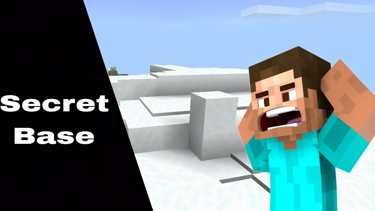 how to build secret snow base build in minecraft 