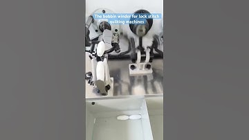 The bobbin winder for computerized multi-needle quilting machines. #machine #quilted #mattress