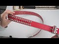 Genuine leather rhinestone belts