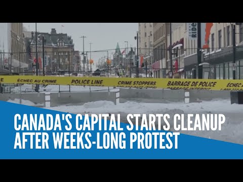 Canada's capital starts cleanup after weeks long protest