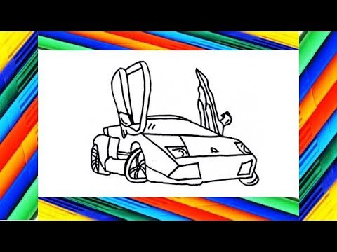 Dibujando carros deportivos: cómo dibujar un Carro con colores - Dibuja y  colorea - thptnganamst.edu.vn