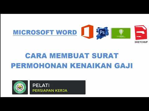 Video: Cara Menulis Mengenai Kenaikan Gaji