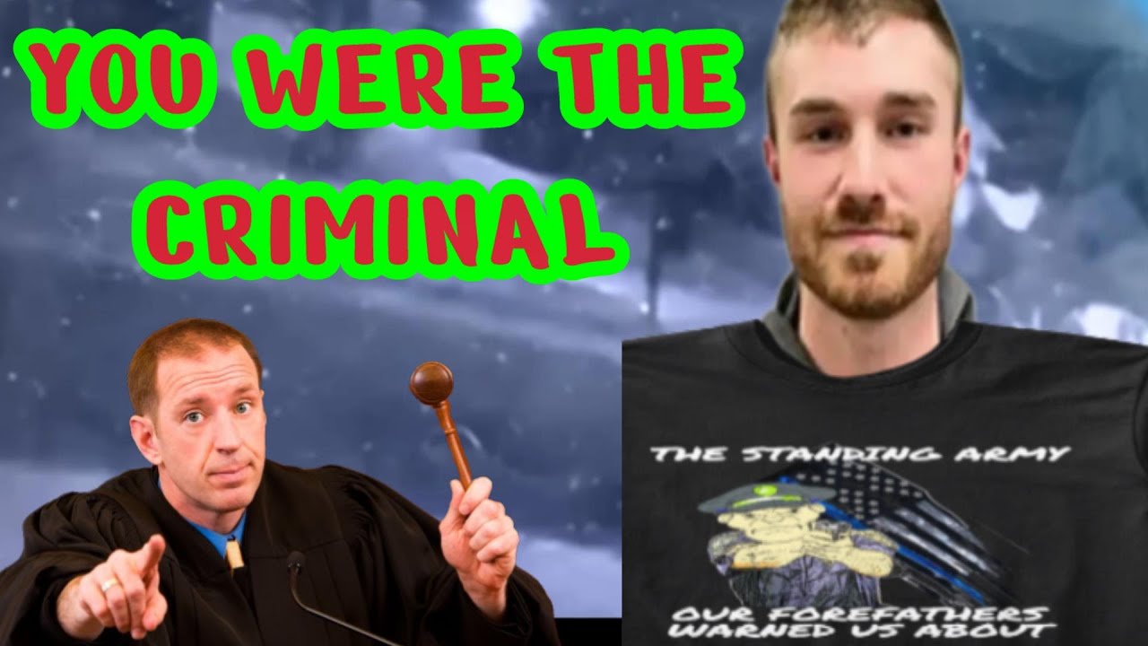 Judge Calls Cop A Criminal & Denies Stand Your Ground To Officer - YouTube