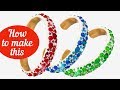 DIY Crystal Clay | Simple Spectacular Bracelet | Sparkle Cuff