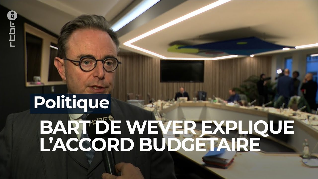 Accord budgétaire : Bart De Wever explique les mesures