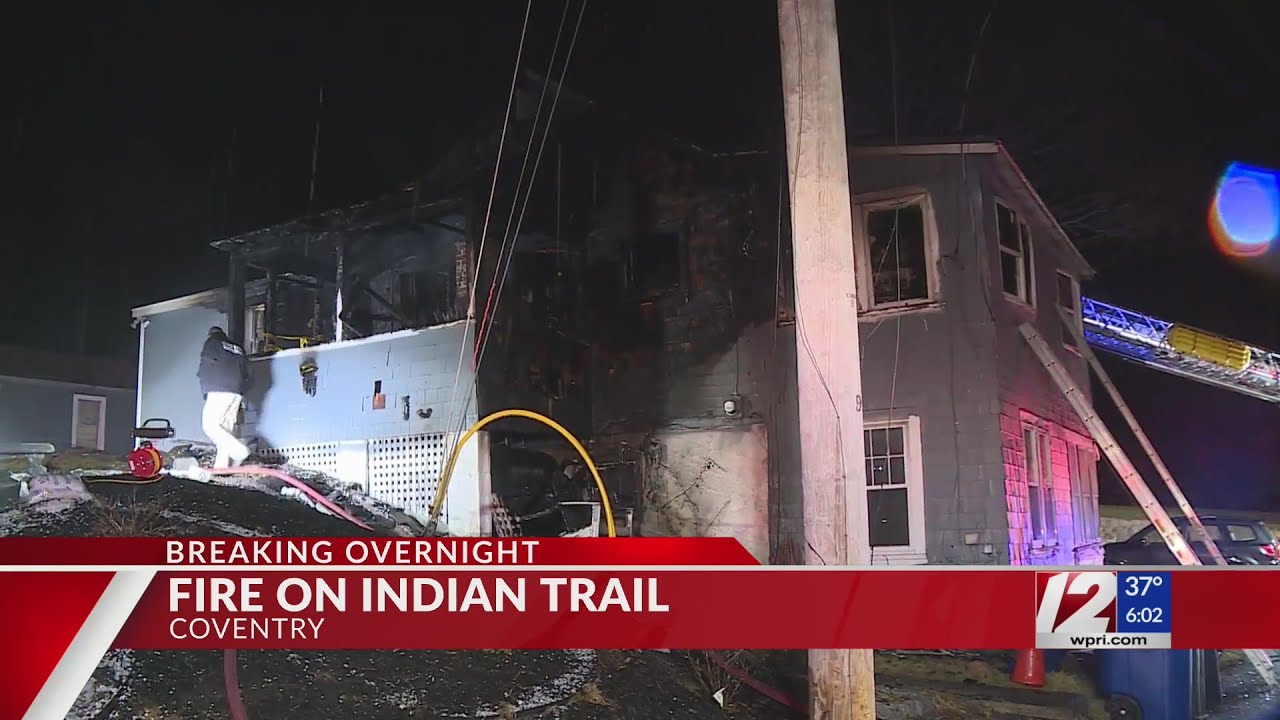 Dog helps family escape Coventry house fire - YouTube