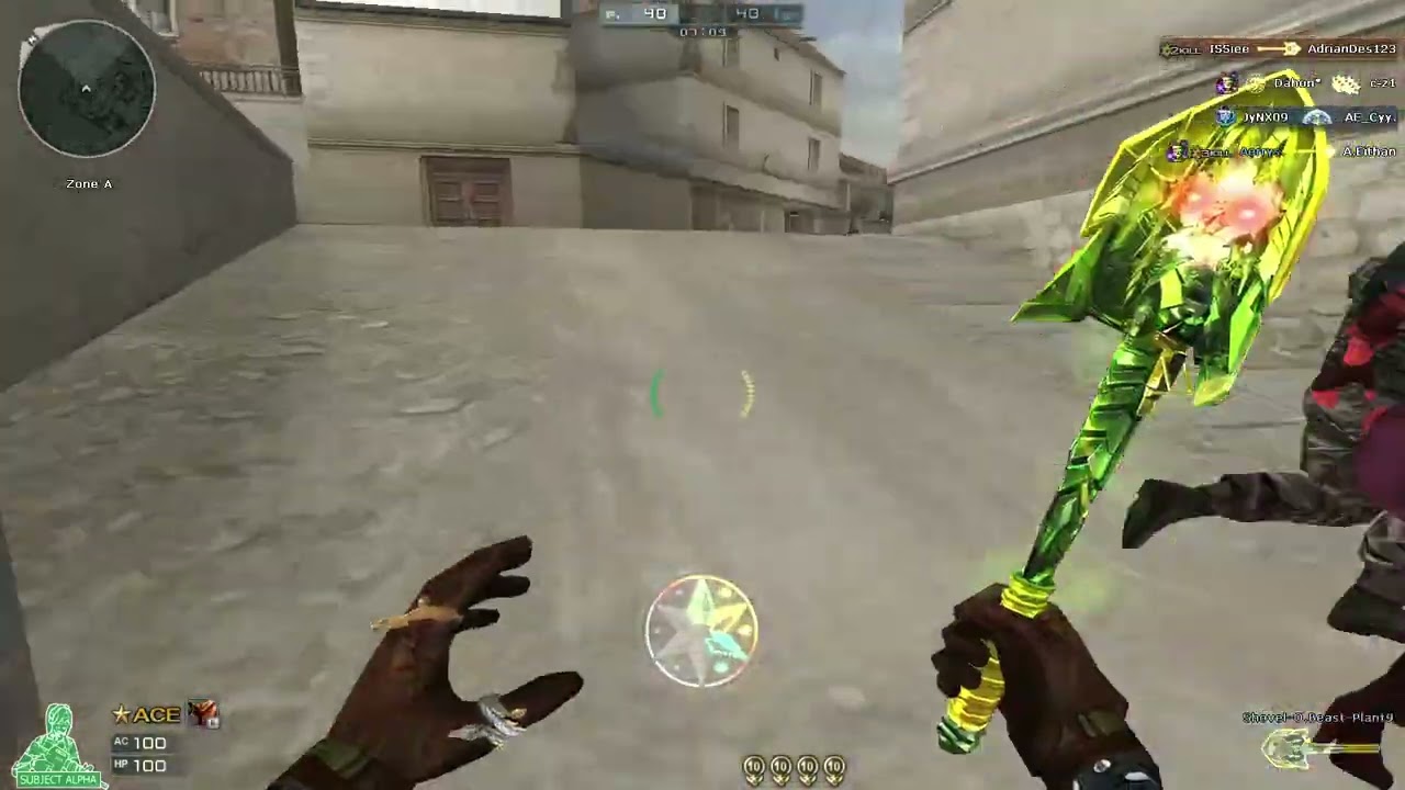 CROSSFIRE: Shovel-O.Beast-Plant9 GAMEPLAY (melee mode)