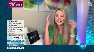 Meta Portal Go 10" Smart Display with Alexa   Video Call...