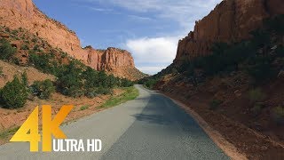 4K (Ultra HD) Scenic Drive in Utah - Burr Trail Road (with Music) - 5.5 HRS