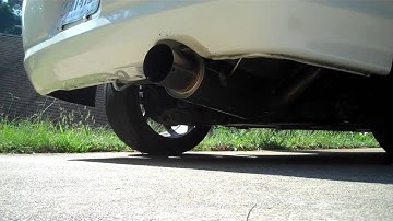 rsx megan exhaust and dc header test/drive by