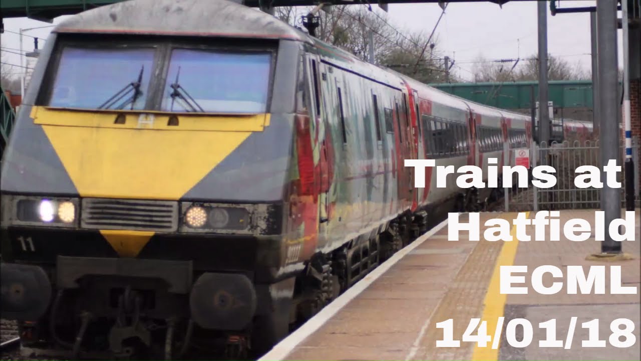 Trains at Hatfield, ECML | 14/01/18