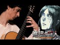 Attack on titan snk  call of silence ymirs theme  classical guitar cover