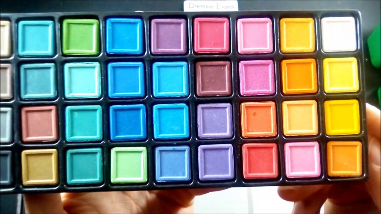 Review Master's Touch Pan Watercolors (YuYu Hakasho Botan) Drawing