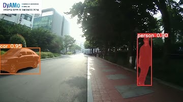 YOLO v8 Realtime Segmentation on EV platform driving