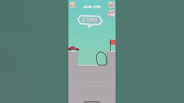 Draw bridge puzzle game level 2781 #drawing #game #Shorts