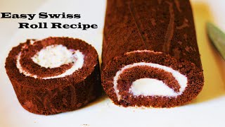 Easy chocolate swiss roll cake recipe. this is an simple and foolproof
recipe for beginners . ---------- egg 3 sugar 1/4 cup ...