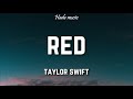 Taylor swift  red lyrics